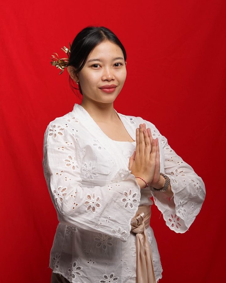 Foto busana adat Ni Luh Gd. Ayu Pramesti Merta Dewi